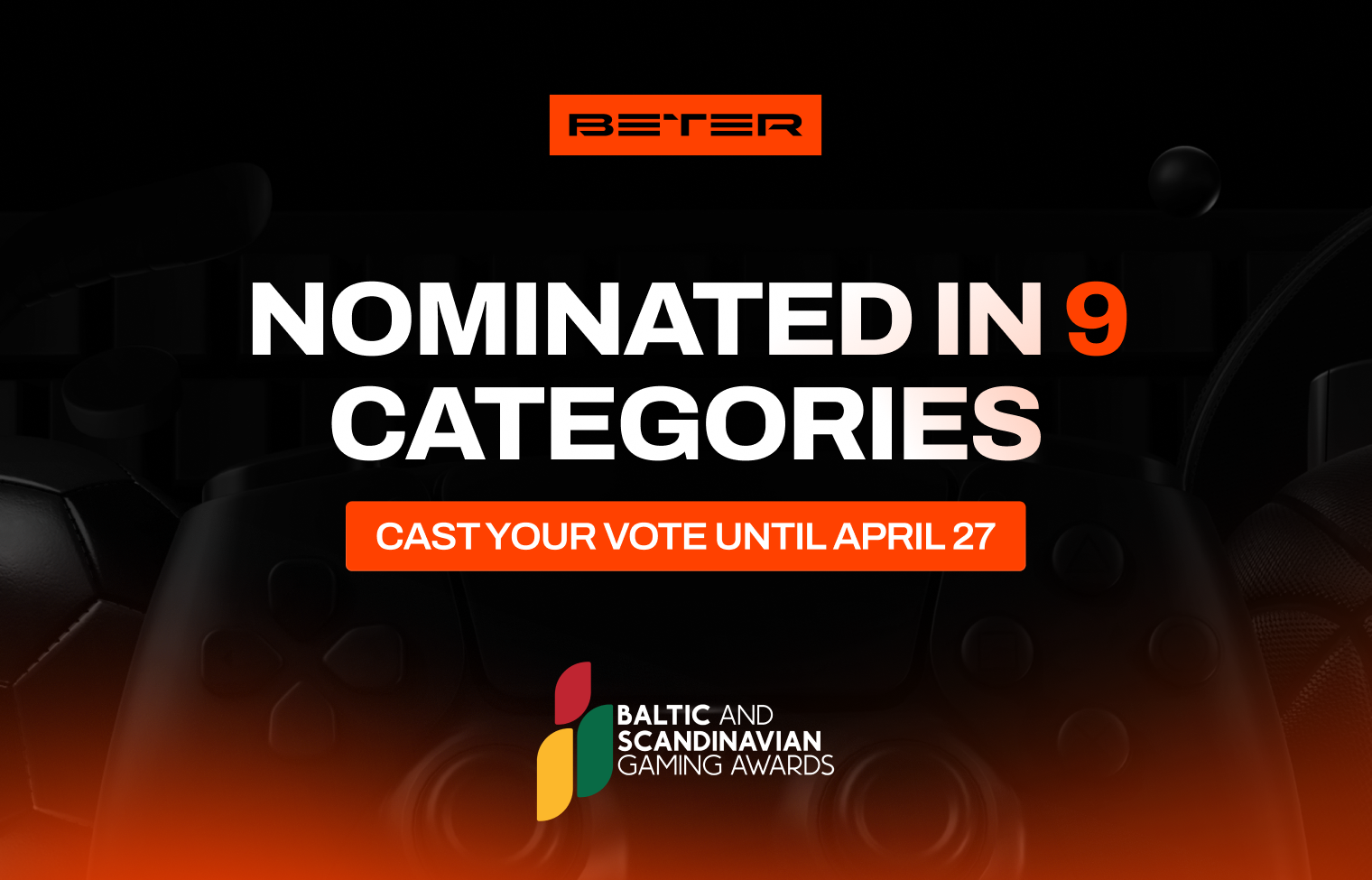 BSG Awards 2025 – BETER nominated in 9 categories