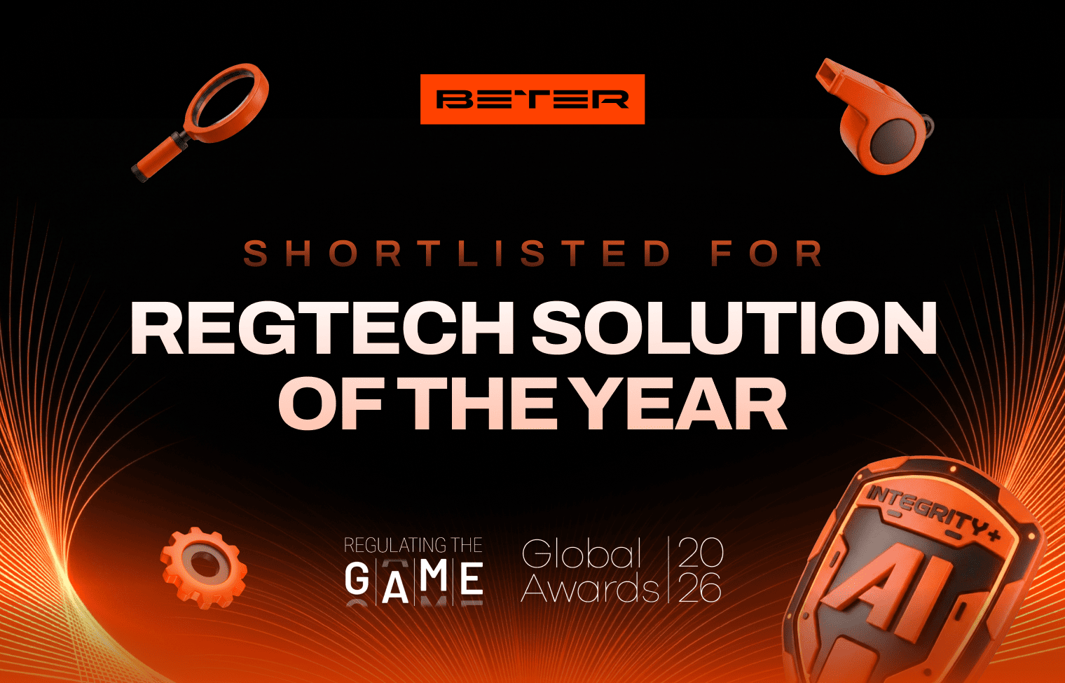 <strong>We’re shortlisted for RegTech Solution of the Year at the inaugural Regulating the Game Global Awards 2026!</strong>