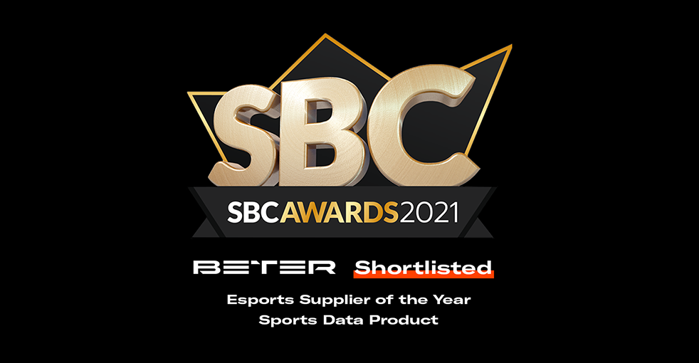 BETER Shortlisted in Two Categories for SBC Awards 2021