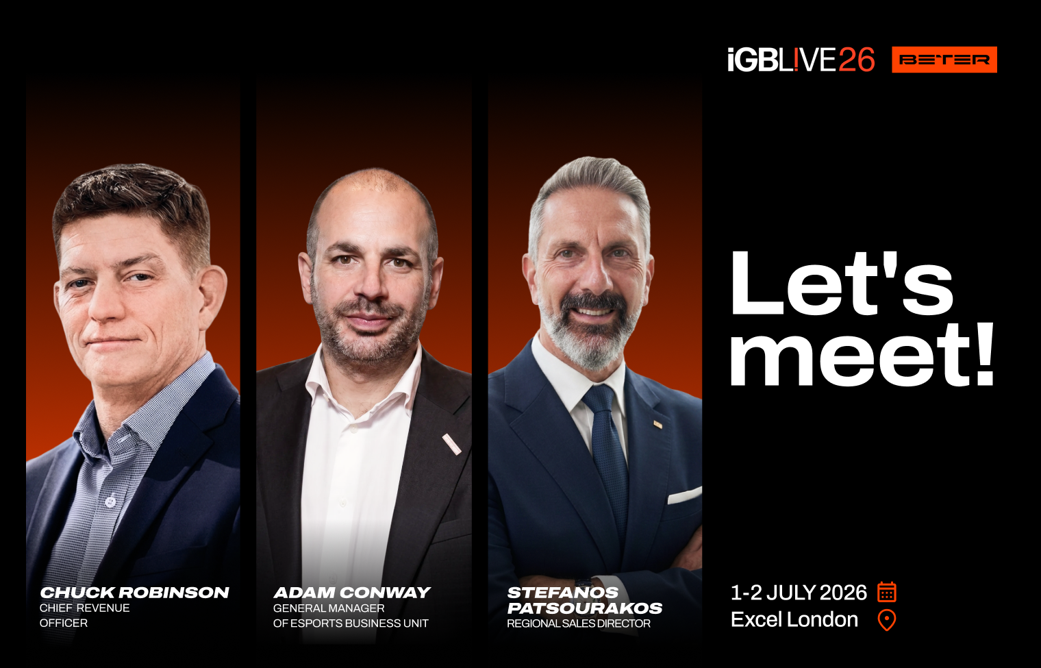 Meet BETER at iGB L!VE London